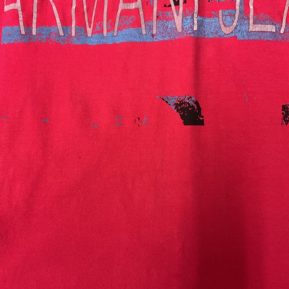 Armani Jeans Women's Short Sleeve Cotton Blend Graphic T-Shirt Top Size 10 - Picture 8 of 12